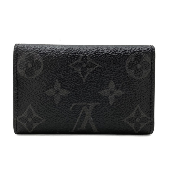 Louis Vuitton Monogram Eclipse Key Case Key Holder Black Gray Silver - Picture 3 of 8